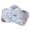Organic Cotton Muslin Wipes - Sleeping Baby Elephant - Other