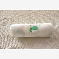 Organic Cotton Muslin Swaddle - Sleeping Baby Elephant - Other