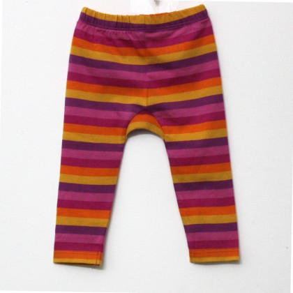 Organic Cotton Multicolor Stripes Baby Pants